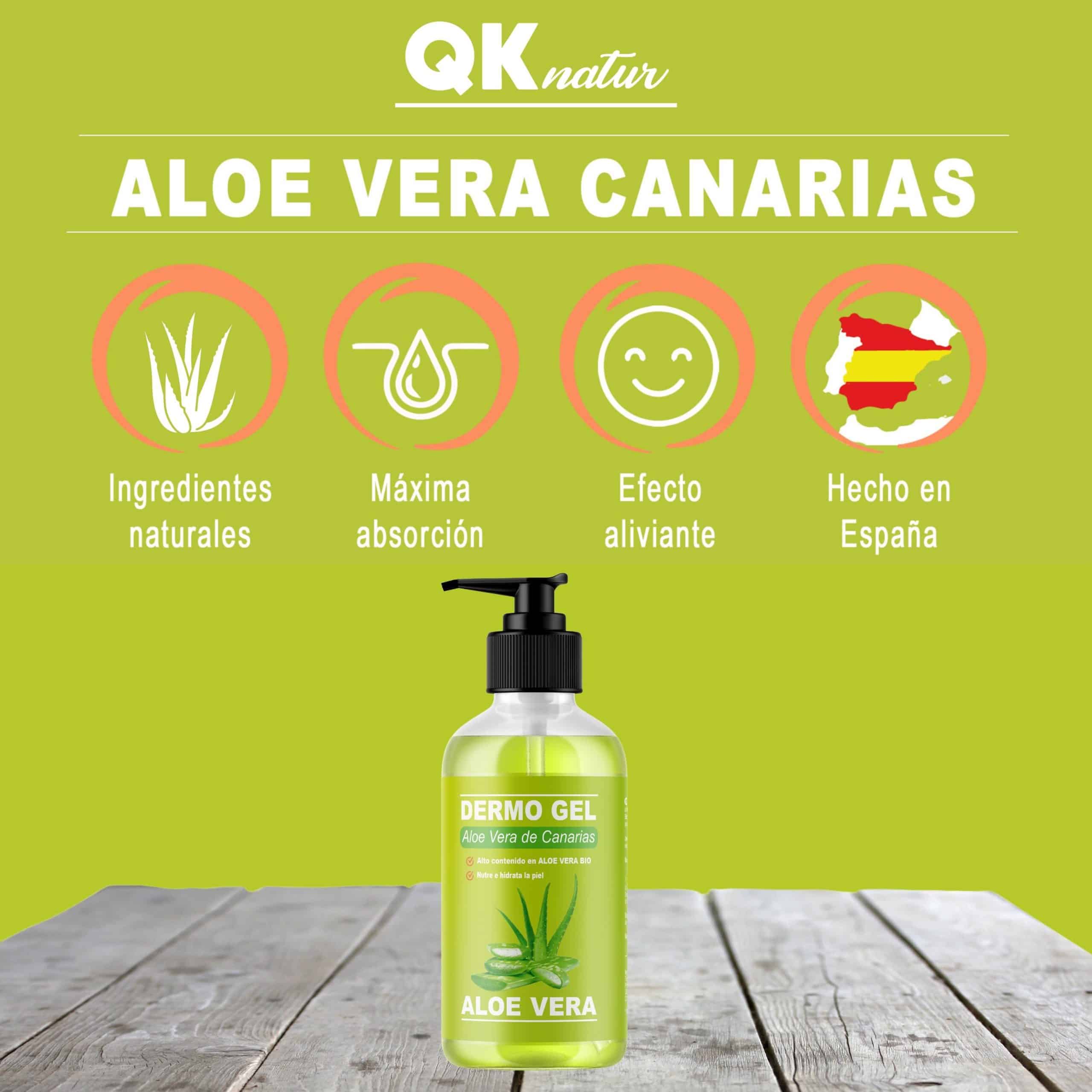 Dermo Gel Aloe Vera de Canarias BIO - QKnatur