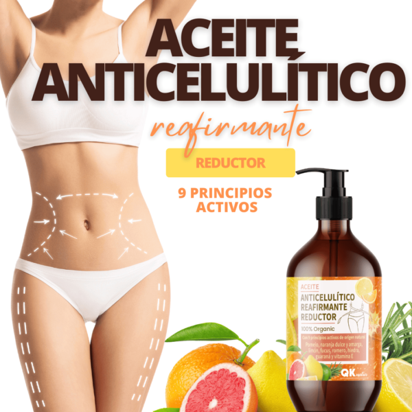 Aceite Anticelulítico Reafirmante y reductor