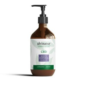 Aceite corporal con CBD y cáñamo Alvinatur