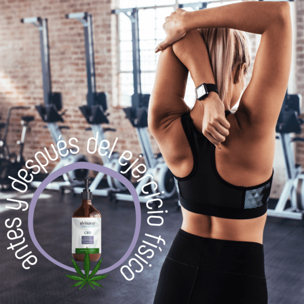 Aceite Corporal con CBD para deporte