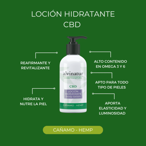 Lotion hydratante au CBD AlviNatur – Image 5