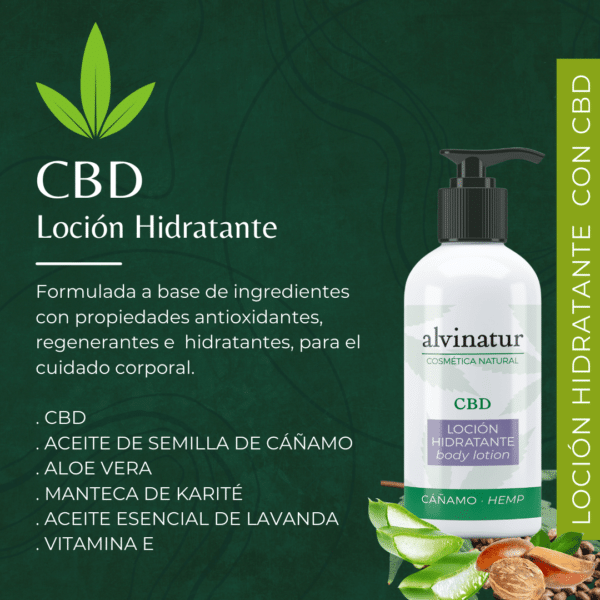 Lotion hydratante au CBD AlviNatur – Image 4