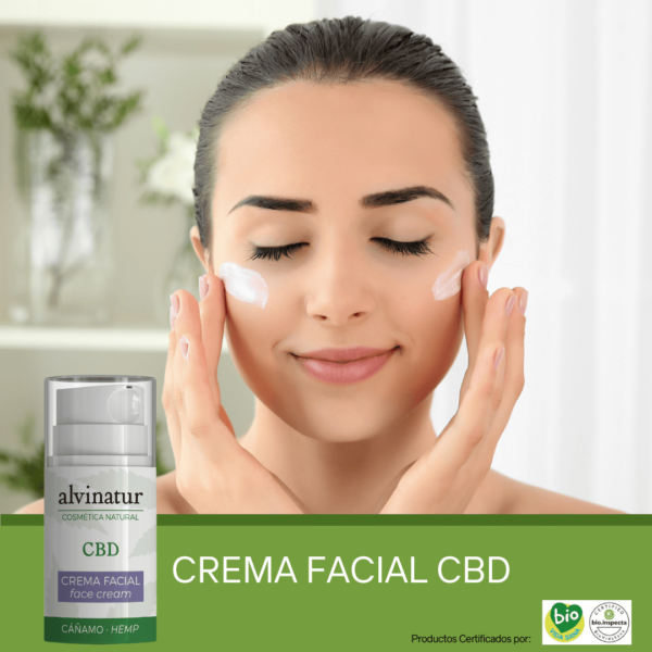 Crème Visage au beurre de Karité et CBD AlviNatur – Image 2