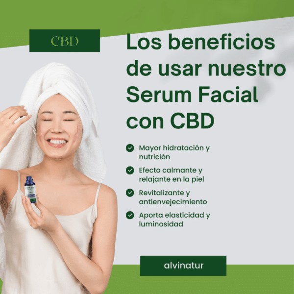 AlviNatur Serum facial CBD - Imagen 3