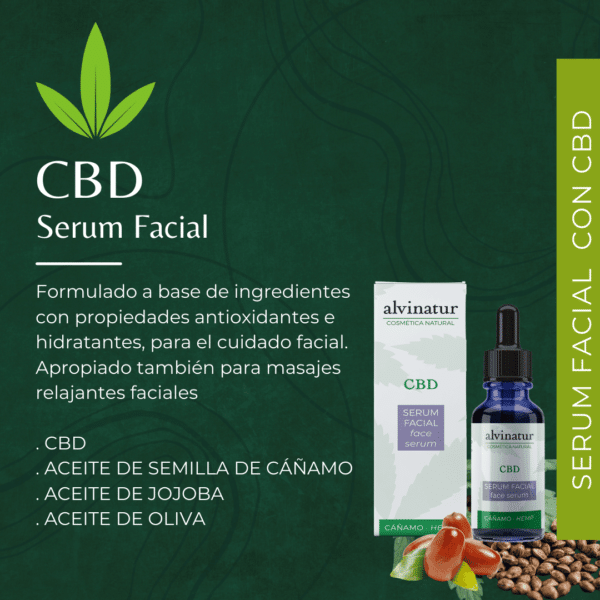 Beneficios del Serum facial con CBD