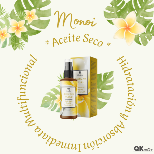 Aceite seco de monoi multifuncional