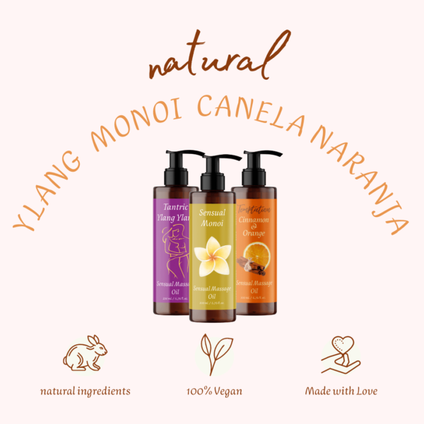 Aceites de masaje 100% naturales